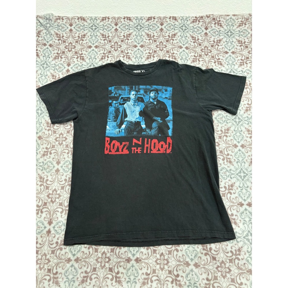 Ripple Junction Boyz N The Hood Graphic T-Shirt Mens XL Black Ice Cube Movie Tee